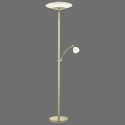 Luminaires Paul Neuhaus Lampadaire à vasque Paul Neuhaus TROJA LED Laiton, 1 lumière* Éclairage Led