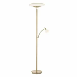 Luminaires Paul Neuhaus Lampadaire à vasque Paul Neuhaus TROJA LED Laiton, 1 lumière* Éclairage Led