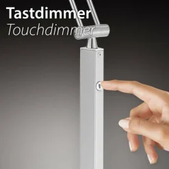 Luminaires Paul Neuhaus Lampadaire à vasque Paul Neuhaus ARTUR LED Anthracite, 1 lumière* Éclairage Led