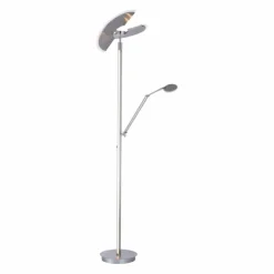 Luminaires Paul Neuhaus Lampadaire à vasque Paul Neuhaus PURE-MUTIL LED Acier brossé, 2 lumières* Éclairage Led