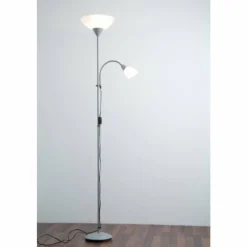 Luminaires Rustiques-Luminaires Reality Lampadaire à vasque Reality Blanc, 2 lumières