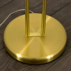 hofstein Lampadaire à vasque Rom LED Laiton, 2 lumières