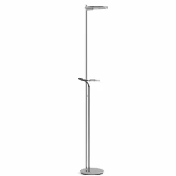 Luminaires Steinhauer Lampadaire à vasque Steinhauer Turound LED Acier brossé, 2 lumières* Éclairage Led