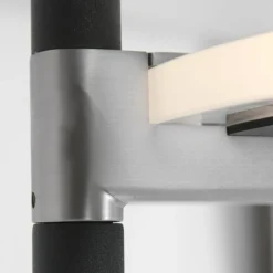 Luminaires Steinhauer Lampadaire à vasque Steinhauer Turound LED Noir, 2 lumières* Lampadaires Et Lampes Sur Pied