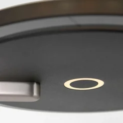 Suspension Verre Fumé-Luminaires Steinhauer Lampadaire à vasque Steinhauer Turound LED Noir, 1 lumière