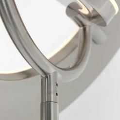 Luminaires Steinhauer Lampadaire à vasque Steinhauer Soleil LED Acier brossé, 2 lumières* Éclairage Led