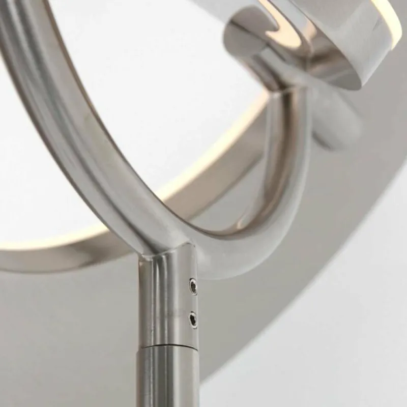 Luminaires Steinhauer Lampadaire à vasque Steinhauer Soleil LED Acier brossé, 2 lumières* Éclairage Led