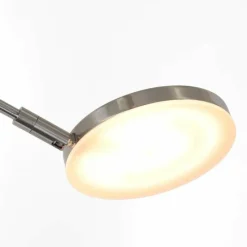 Luminaires Steinhauer Lampadaire à vasque Steinhauer Soleil LED Acier brossé, 2 lumières* Éclairage Led