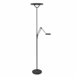 Luminaires Steinhauer Lampadaire à vasque Steinhauer Soleil LED Noir, 2 lumières* Éclairage Led