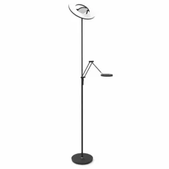 Luminaires Steinhauer Lampadaire à vasque Steinhauer Soleil LED Noir, 2 lumières* Éclairage Led