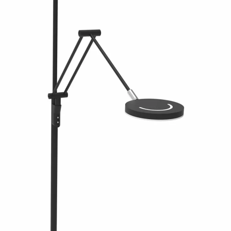Luminaires Steinhauer Lampadaire à vasque Steinhauer Soleil LED Noir, 2 lumières* Éclairage Led