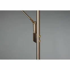 Luminaires Trio Lampadaire à vasque Trio Brantford LED Vieux laiton, 1 lumière* Éclairage Led