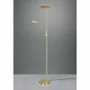 Luminaires Trio Lampadaire à vasque Trio Brantford LED Laiton, 1 lumière* Éclairage Led