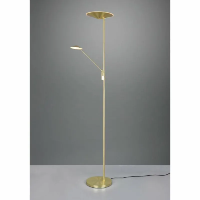 Luminaires Trio Lampadaire à vasque Trio Brantford LED Laiton, 1 lumière* Éclairage Led