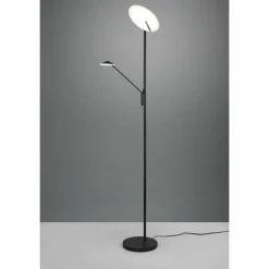 Luminaires Trio Lampadaire à vasque Trio Brantford LED Noir, 1 lumière* Éclairage Led