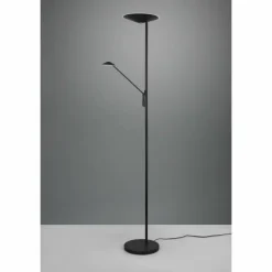 Luminaires Trio Lampadaire à vasque Trio Brantford LED Noir, 1 lumière* Éclairage Led