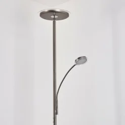 hofstein Lampadaire à vasque Veteli LED Blanc, 2 lumières