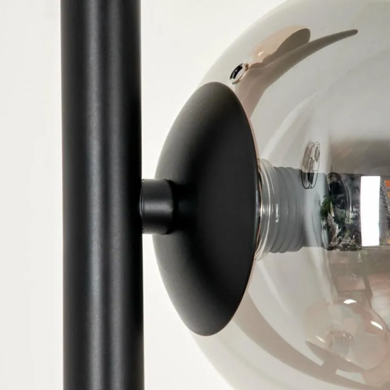 Suspension Verre Fumé-hofstein Lampadaire - Verre 10 cm, 12 cm Remaisnil Ambre, Fumé, 3 lumières