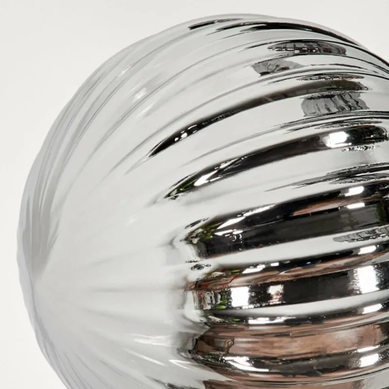 hofstein Lampadaire - Verre 10 cm, 12 cm Remaisnil Fumé, 6 lumières