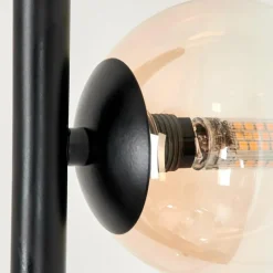 hofstein Lampadaire - Verre 10 cm, 12 cm Remaisnil Ambre, Clair, 3 lumières