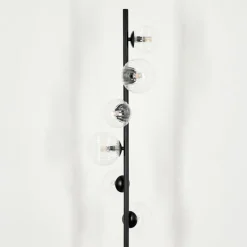 hofstein Lampadaire - Verre 10 cm, 12 cm Remaisnil Clair, 6 lumières