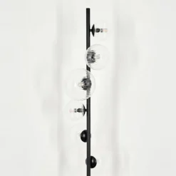 hofstein Lampadaire - Verre 10 cm, 12 cm, 15 cm Remaisnil Clair, 6 lumières