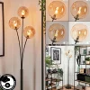 hofstein Lampadaire - Verre 15 cm Bernado Ambre, 3 lumières