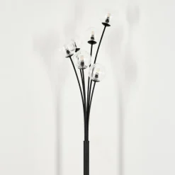 Lampes À Boules-hofstein Lampadaire - Verre 10 cm Bernado Clair, 6 lumières