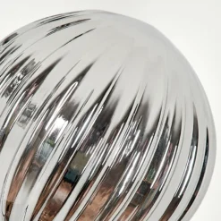 hofstein Lampadaire - Verre 10 cm Bernado Fumé, 6 lumières