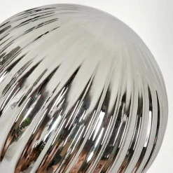 hofstein Lampadaire - Verre 12 cm Bernado Fumé, 6 lumières