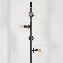 hofstein Lampadaire - Verre 15 cm Gastor Clair, 4 lumières