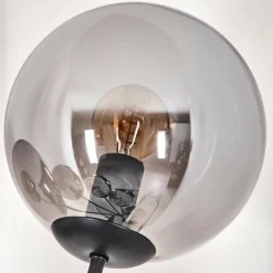 hofstein Lampadaire - Verre 15 cm Gastor Fumé, 6 lumières