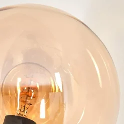 hofstein Lampadaire - Verre 15 cm Gastor Ambre, 6 lumières