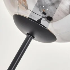 hofstein Lampadaire - Verre 15 cm Gastor Ambre, Clair, Fumé, 3 lumières