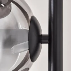 hofstein Lampadaire - Verre 15 cm Gastor Clair, Fumé, 6 lumières