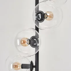 hofstein Lampadaire - Verre 15 cm Gastor Clair, 6 lumières