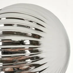 hofstein Lampadaire - Verre 15 cm Remaisnil Fumé, 3 lumières