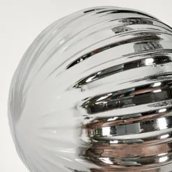 Suspension Verre Fumé-hofstein Lampadaire - Verre 10 cm Remaisnil Fumé, 3 lumières