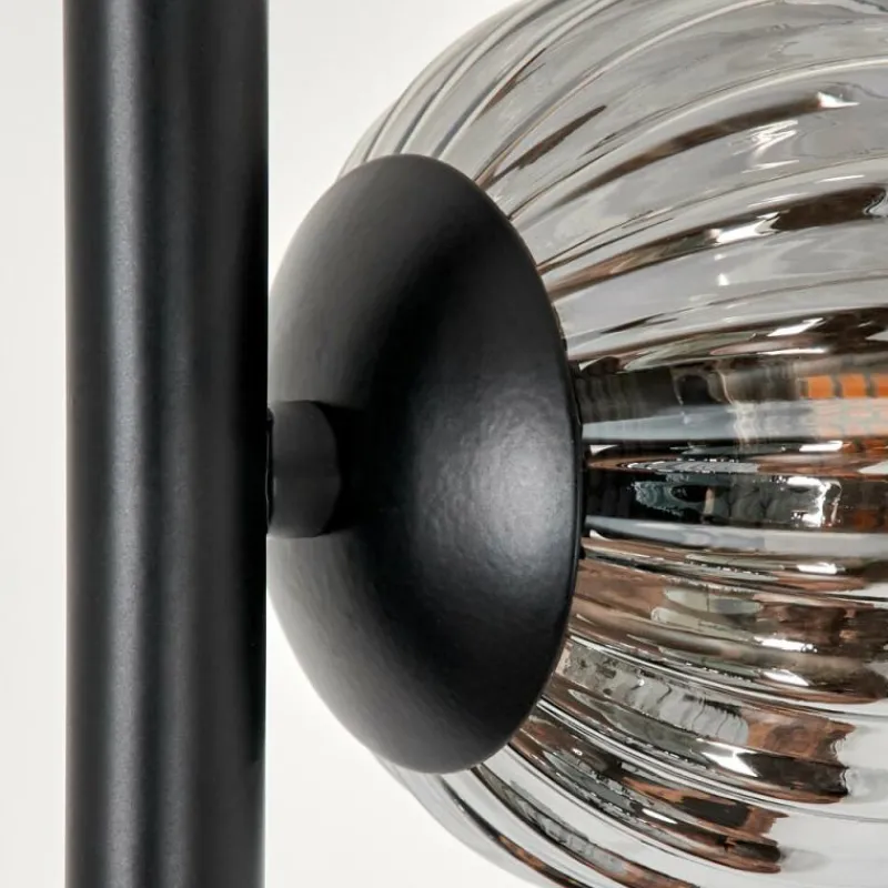 Suspension Verre Fumé-hofstein Lampadaire - Verre 10 cm Remaisnil Fumé, 3 lumières