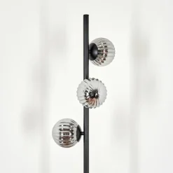 Suspension Verre Fumé-hofstein Lampadaire - Verre 10 cm Remaisnil Fumé, 3 lumières