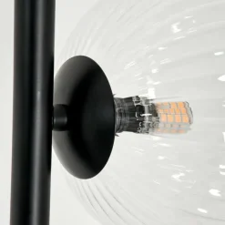 hofstein Lampadaire - Verre 15 cm Remaisnil Clair, 5 lumières