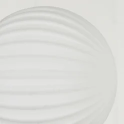 hofstein Lampadaire - Verre 12 cm Remaisnil Blanc, 5 lumières