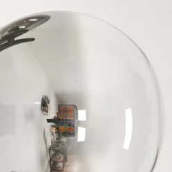 hofstein Lampadaire - Verre 12 cm Remaisnil Ambre, Clair, Fumé, 3 lumières