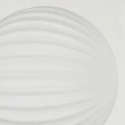 hofstein Lampadaire - Verre 12 cm Remaisnil Blanc, 6 lumières