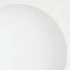 hofstein Lampadaire - Verre 12 cm Remaisnil Blanc, 6 lumières