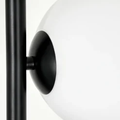 hofstein Lampadaire - Verre 15 cm Remaisnil Blanc, 6 lumières