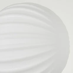 hofstein Lampadaire - Verre 10 cm Remaisnil Blanc, 6 lumières