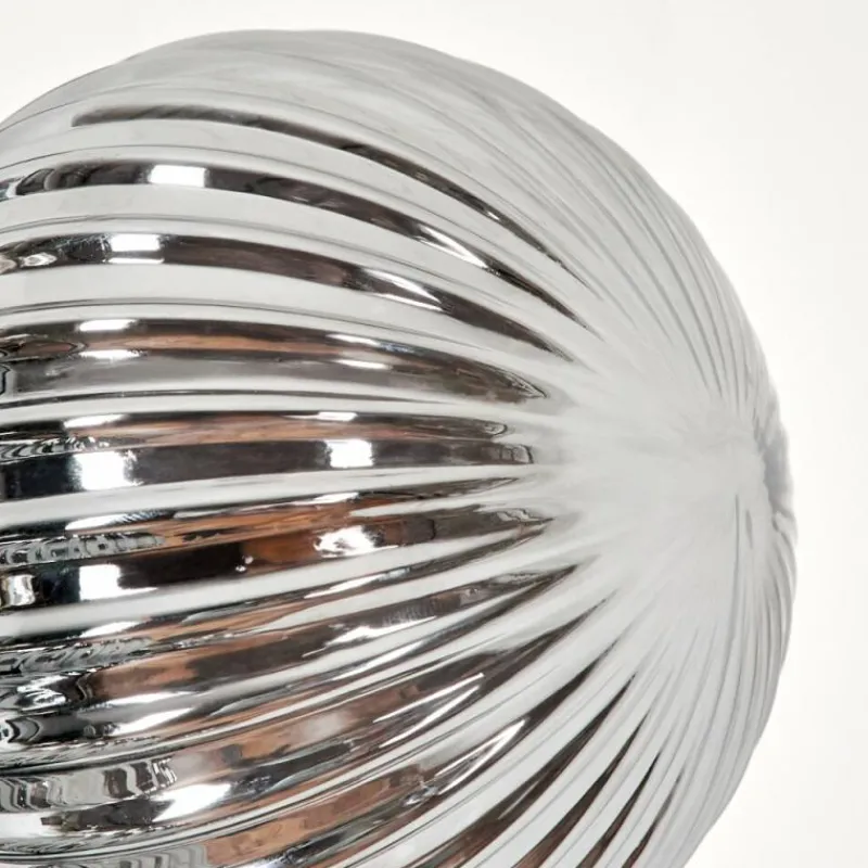 Suspension Verre Fumé-hofstein Lampadaire - Verre 12 cm Remaisnil Noir, 3 lumières