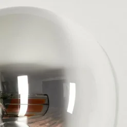 hofstein Lampadaire - Verre Remaisnil Noir, 6 lumières