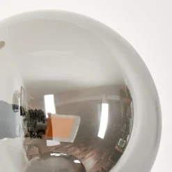 hofstein Lampadaire - Verre Remaisnil Noir, 6 lumières